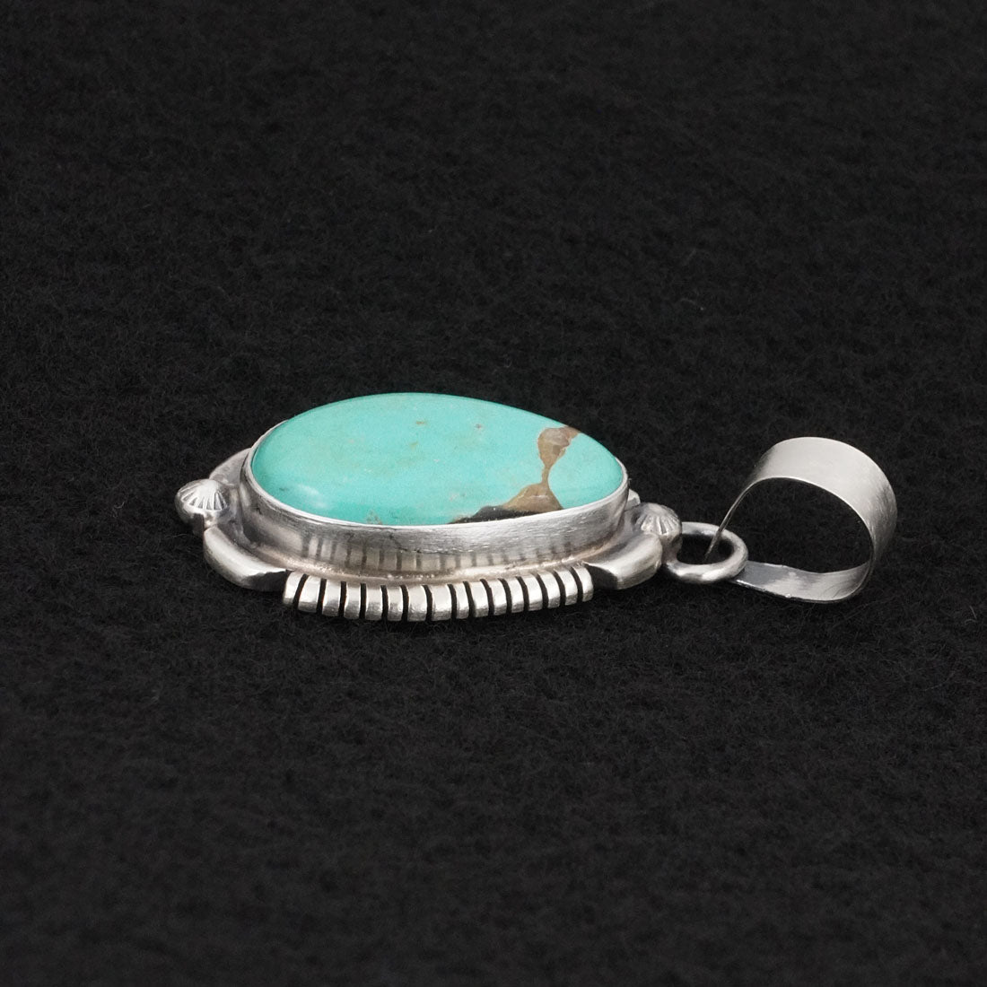 Thomas Francisco Turquoise & Sterling Silver Pendant