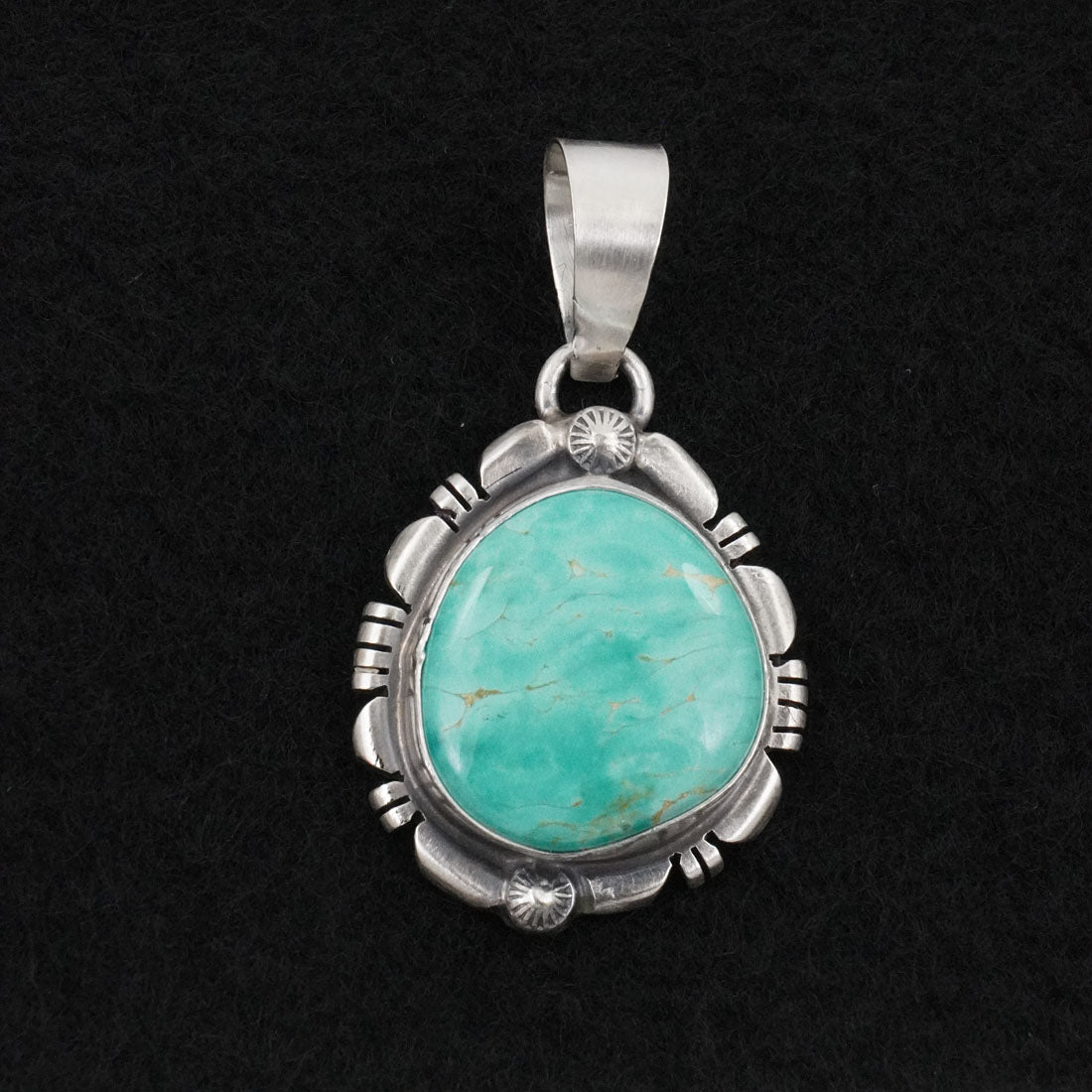 Thomas Francisco Turquoise & Sterling Silver Pendant