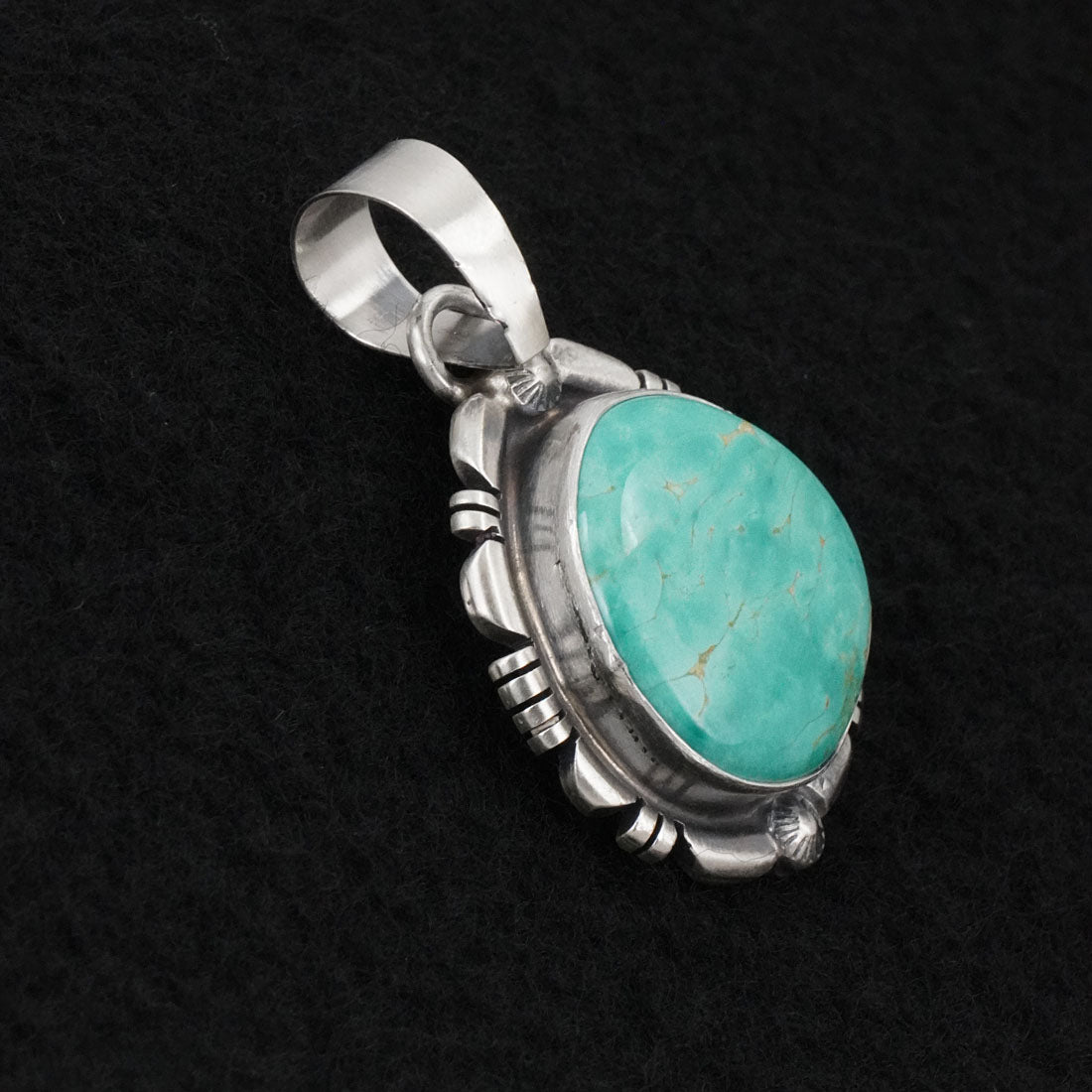 Thomas Francisco Turquoise & Sterling Silver Pendant