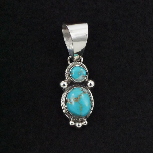 Kathleen Livingston Turquoise & Sterling Silver Pendant