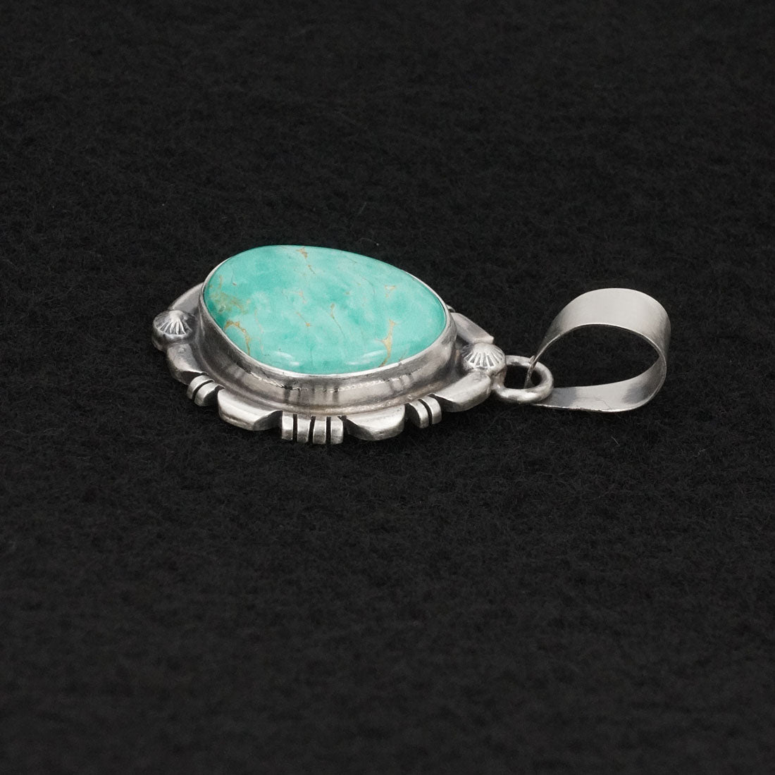 Thomas Francisco Turquoise & Sterling Silver Pendant