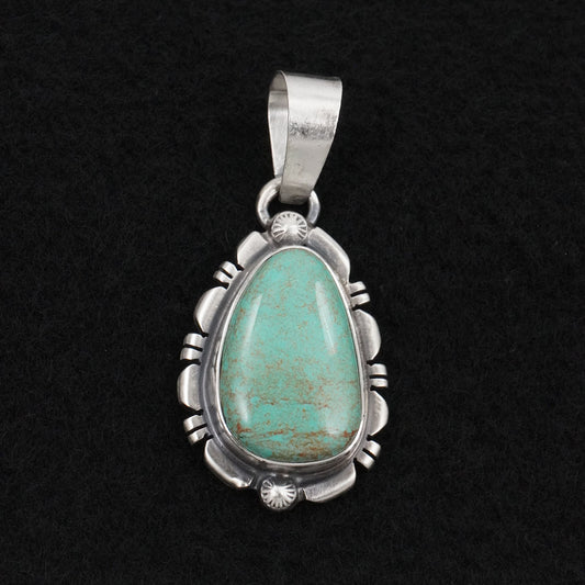 Thomas Francisco Turquoise & Sterling Silver Pendant