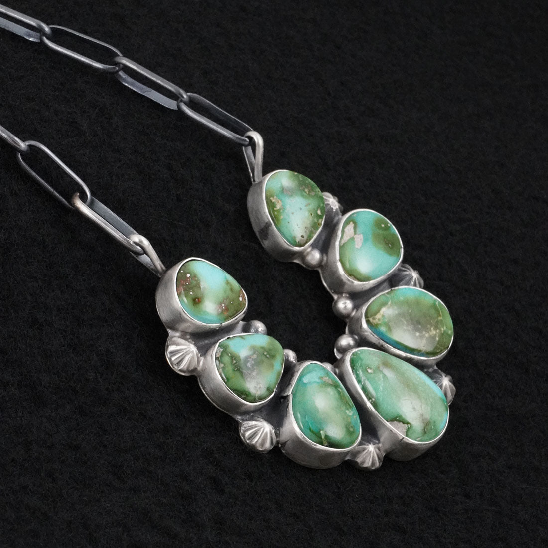 Bobby Johnson Turquoise & Sterling Silver Necklace