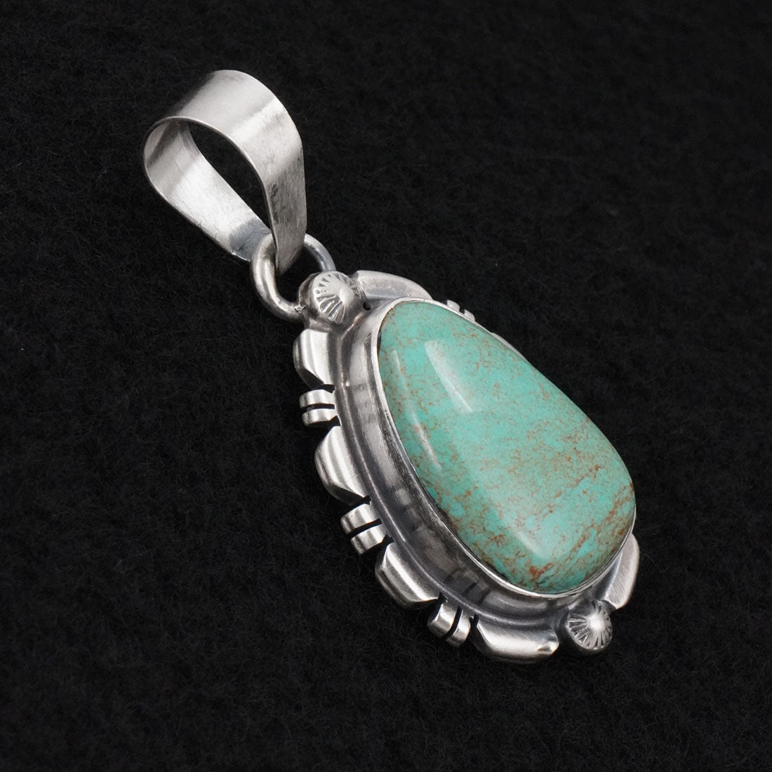 Thomas Francisco Turquoise & Sterling Silver Pendant