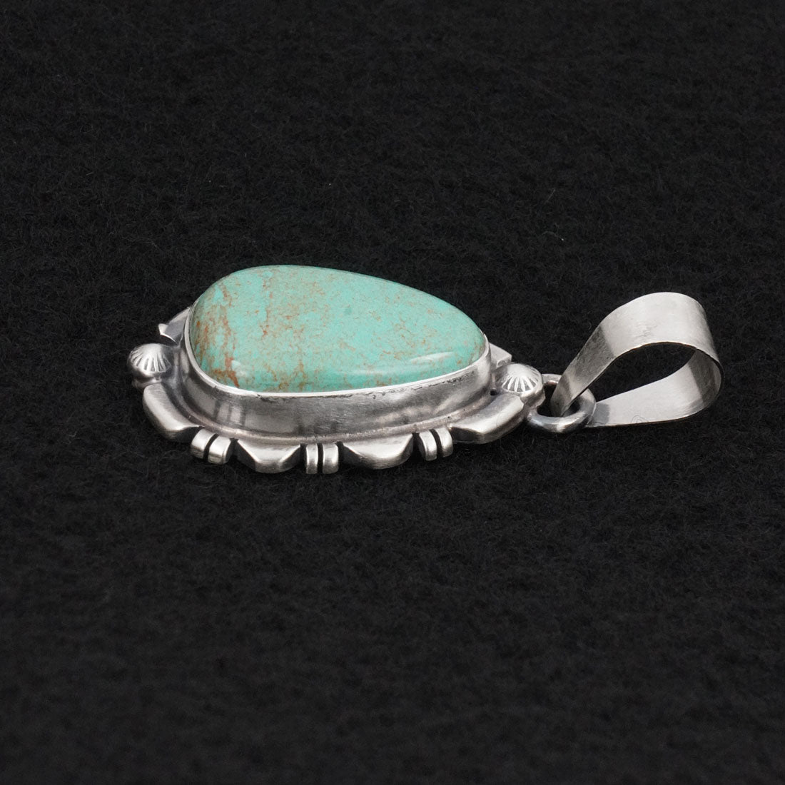Thomas Francisco Turquoise & Sterling Silver Pendant