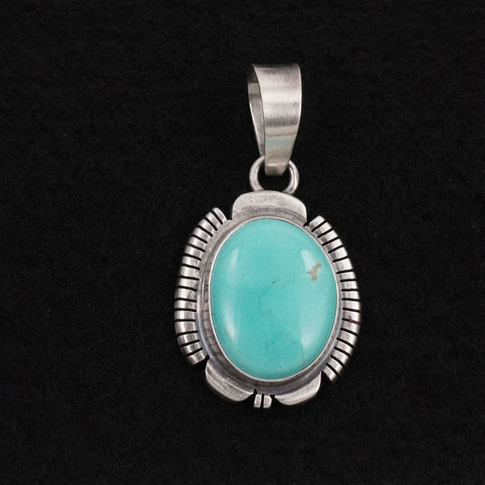 Thomas Francisco Turquoise & Sterling Silver Pendant