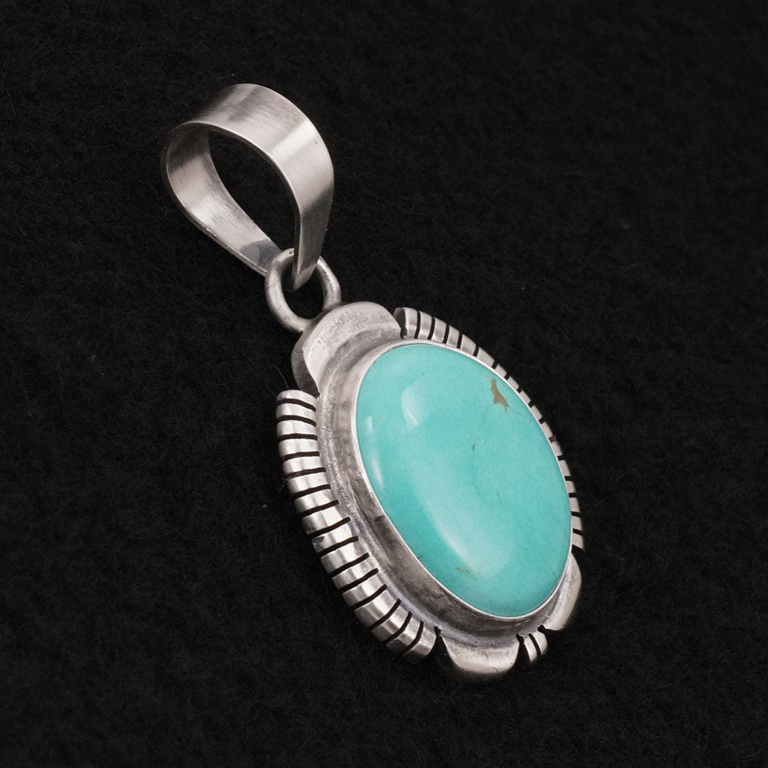 Thomas Francisco Turquoise & Sterling Silver Pendant
