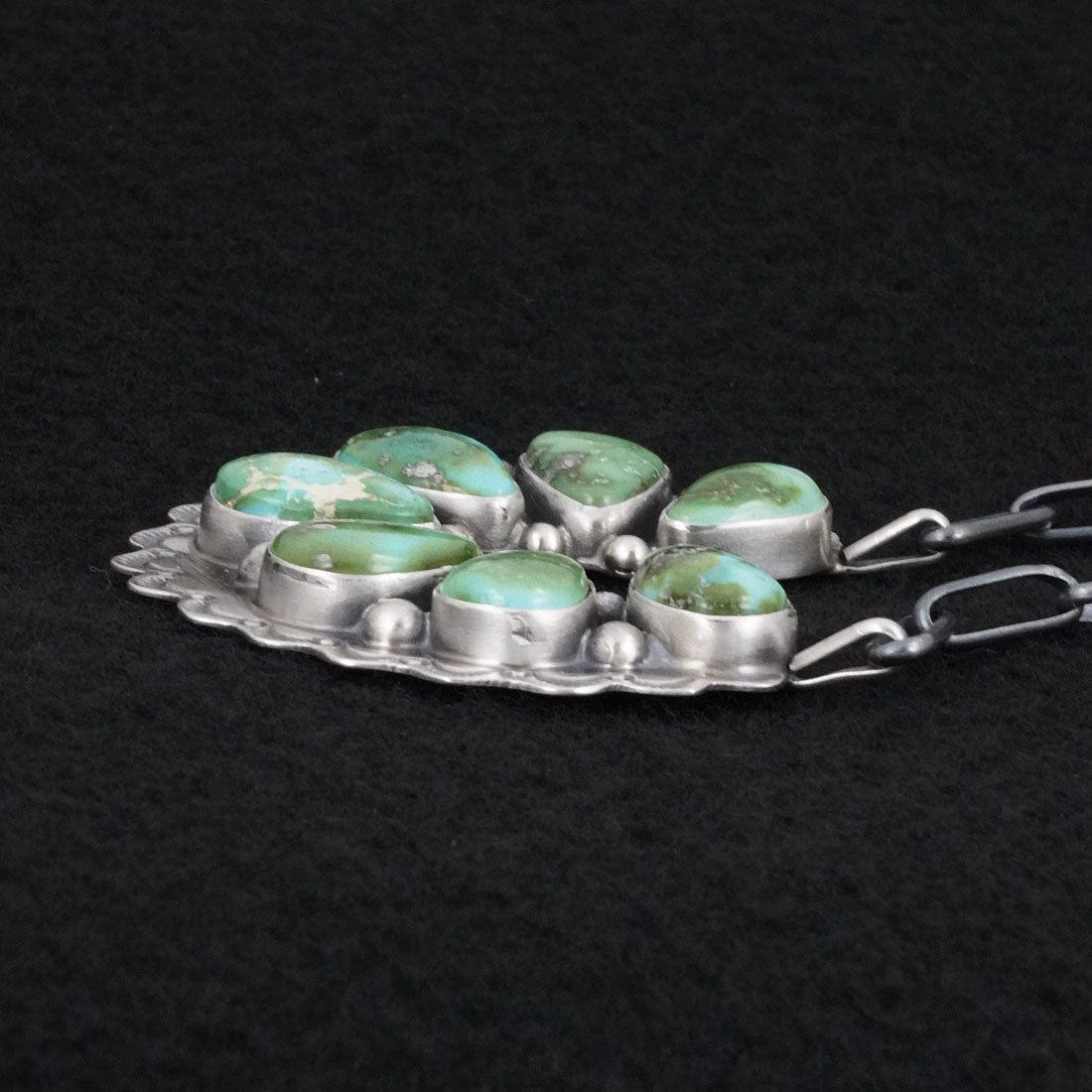 Bobby Johnson Turquoise & Sterling Silver Necklace