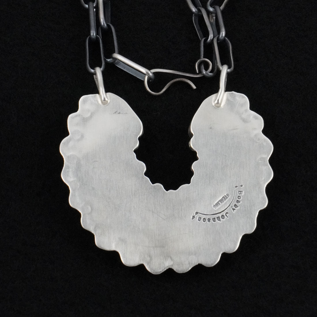 Bobby Johnson Turquoise & Sterling Silver Necklace