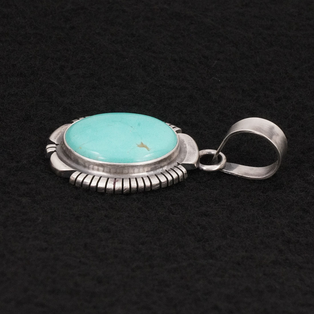 Thomas Francisco Turquoise & Sterling Silver Pendant