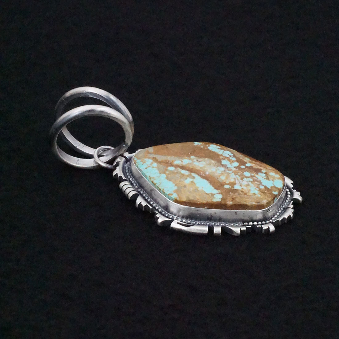 Randy Billy Turquoise & Sterling Silver Pendant