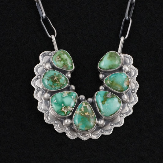 Bobby Johnson Turquoise & Sterling Silver Necklace