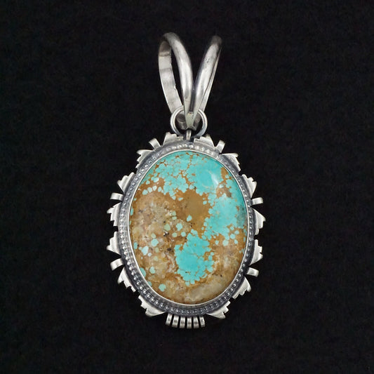 Randy Billy Turquoise & Sterling Silver Pendant