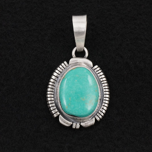 Thomas Francisco Turquoise & Sterling Silver Pendant