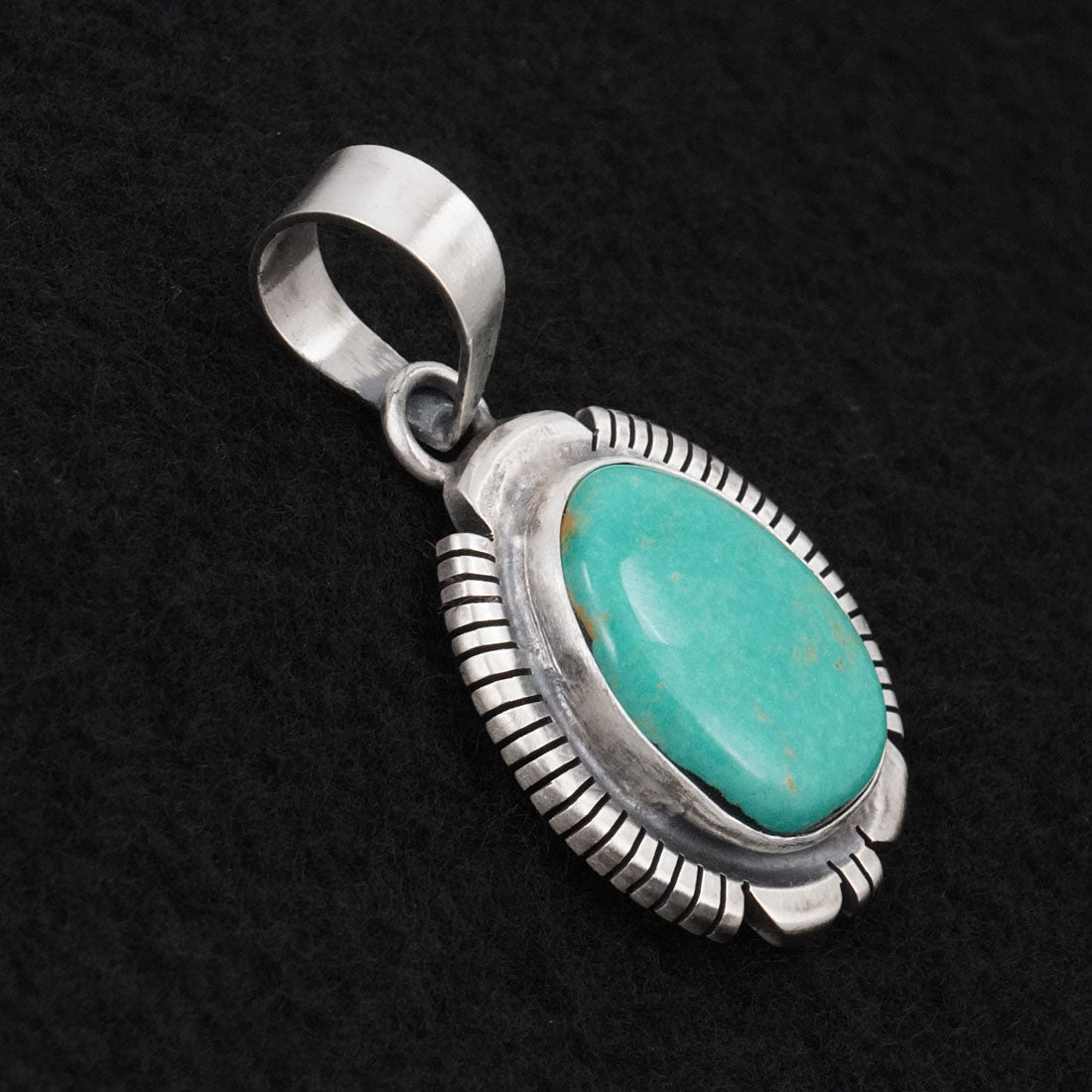 Thomas Francisco Turquoise & Sterling Silver Pendant