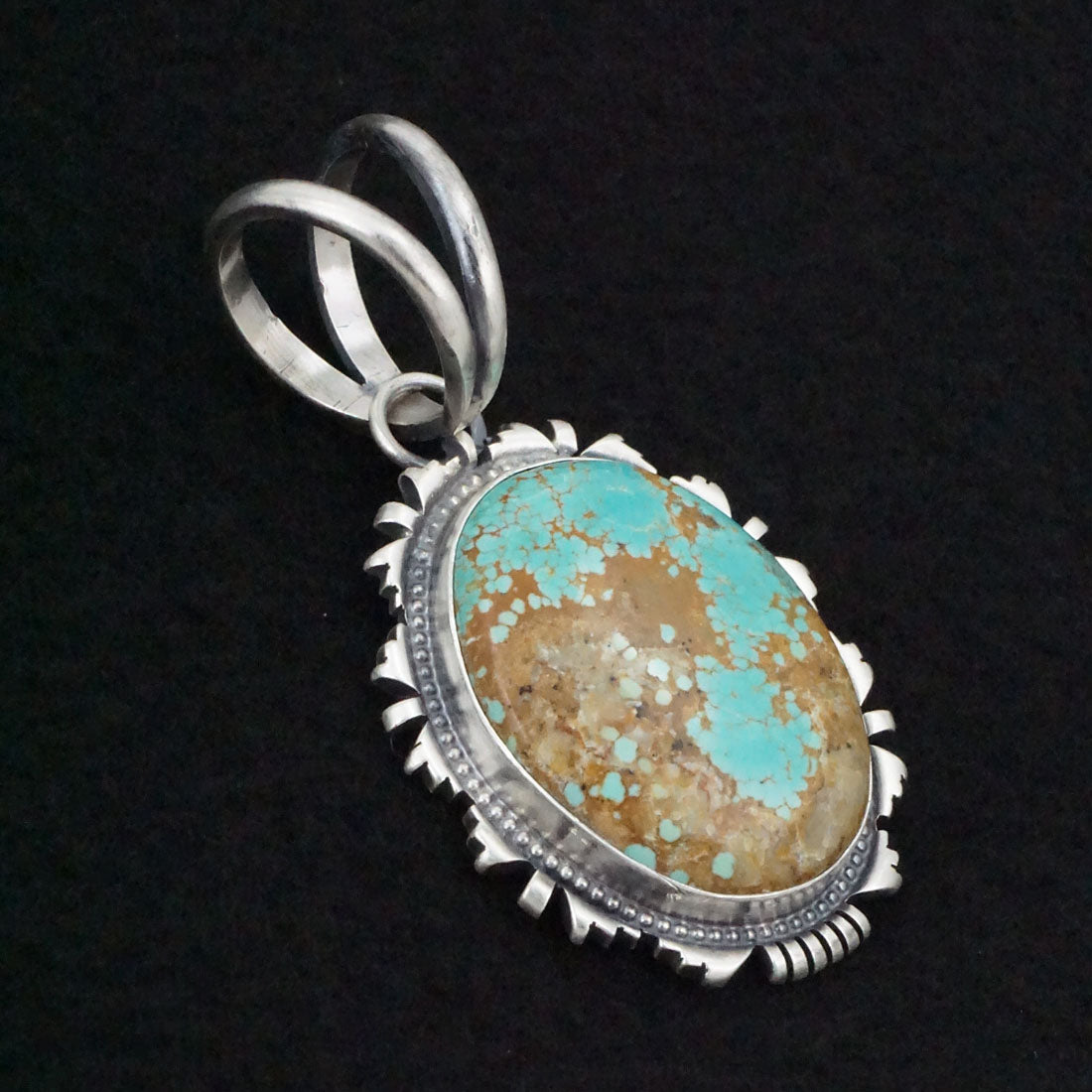 Randy Billy Turquoise & Sterling Silver Pendant