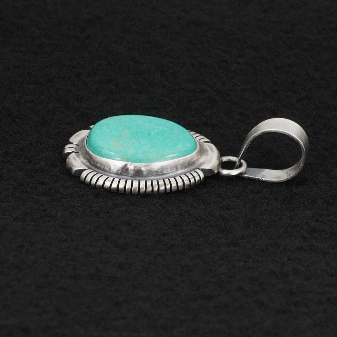 Thomas Francisco Turquoise & Sterling Silver Pendant
