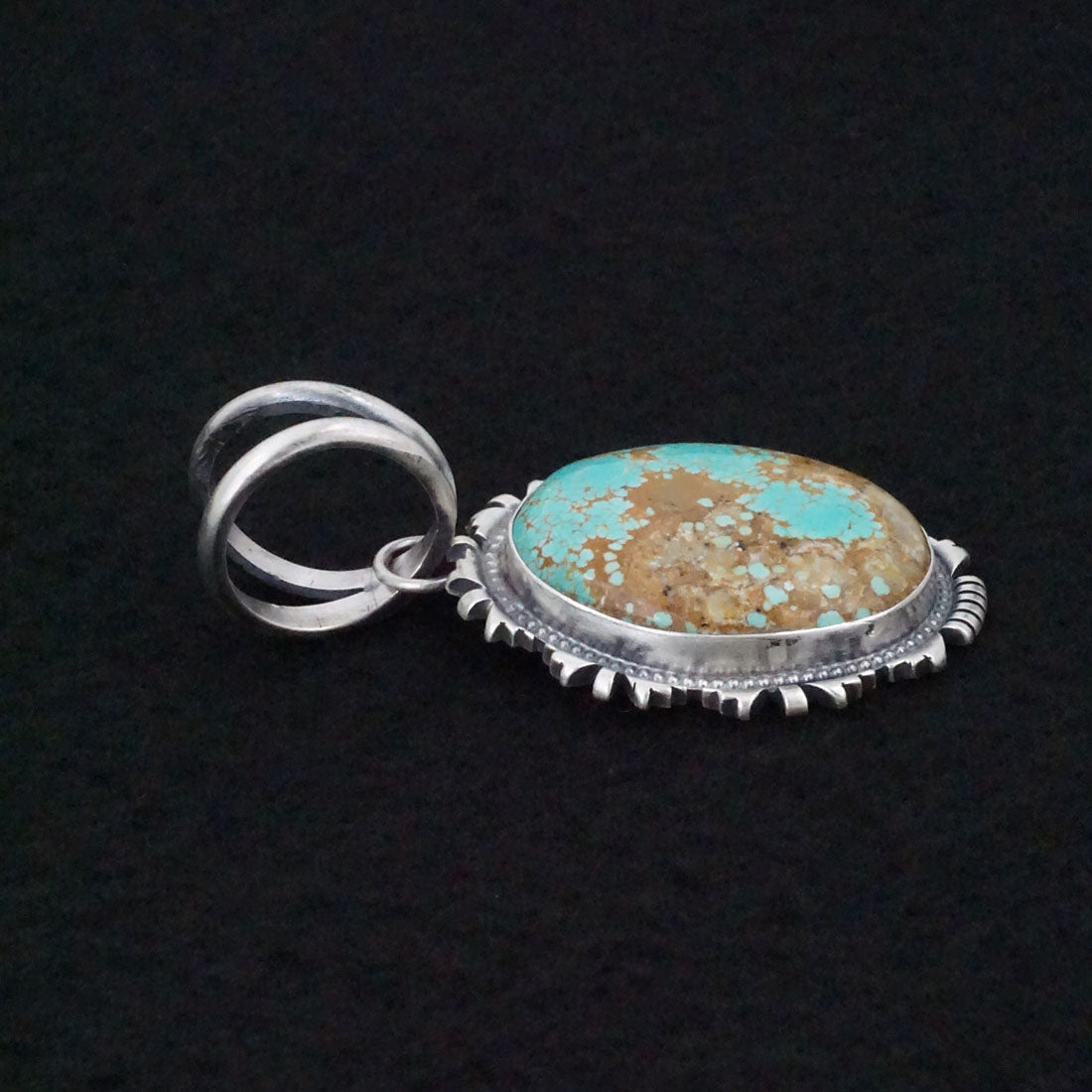 Randy Billy Turquoise & Sterling Silver Pendant