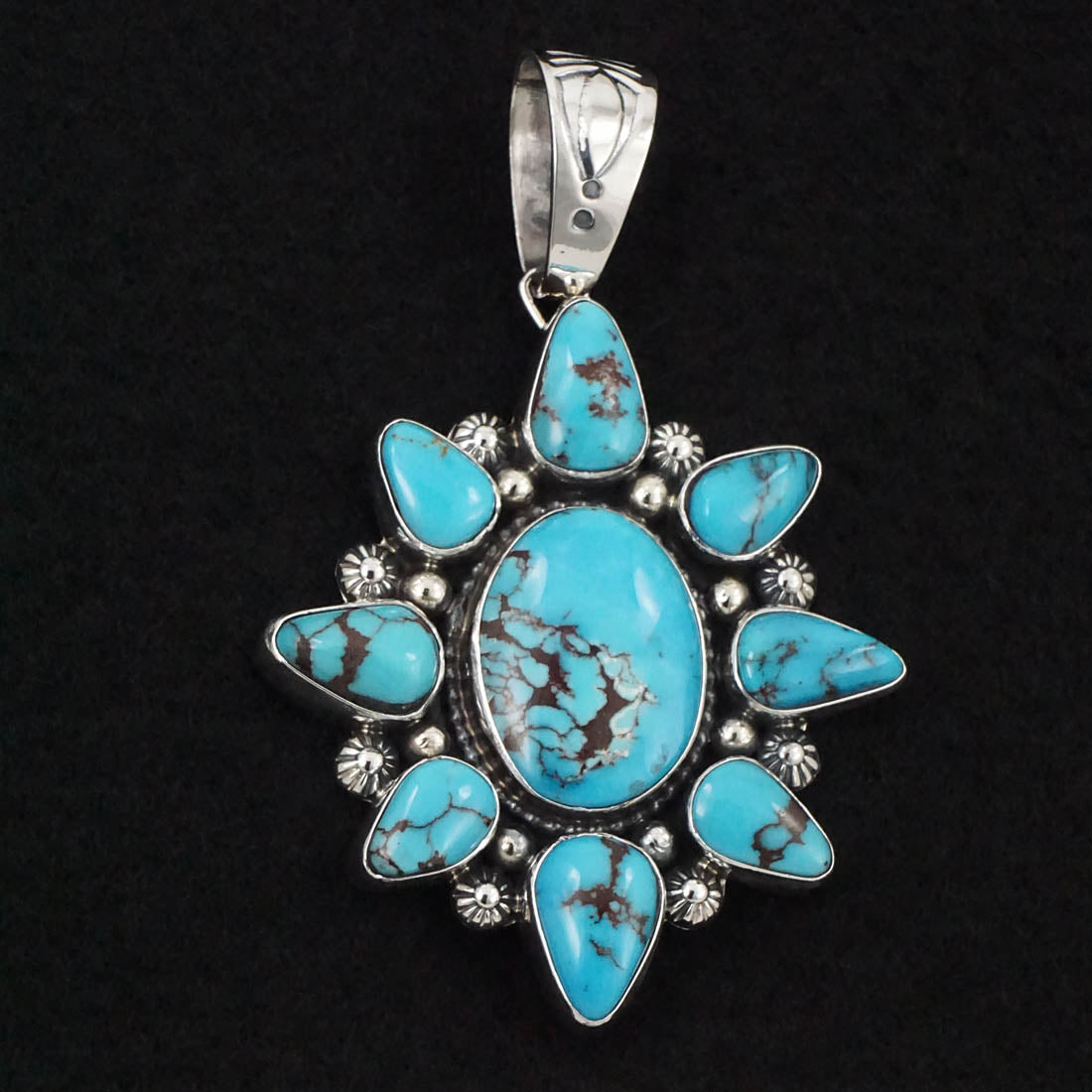 Kathleen Livingston Turquoise & Sterling Silver Pendant