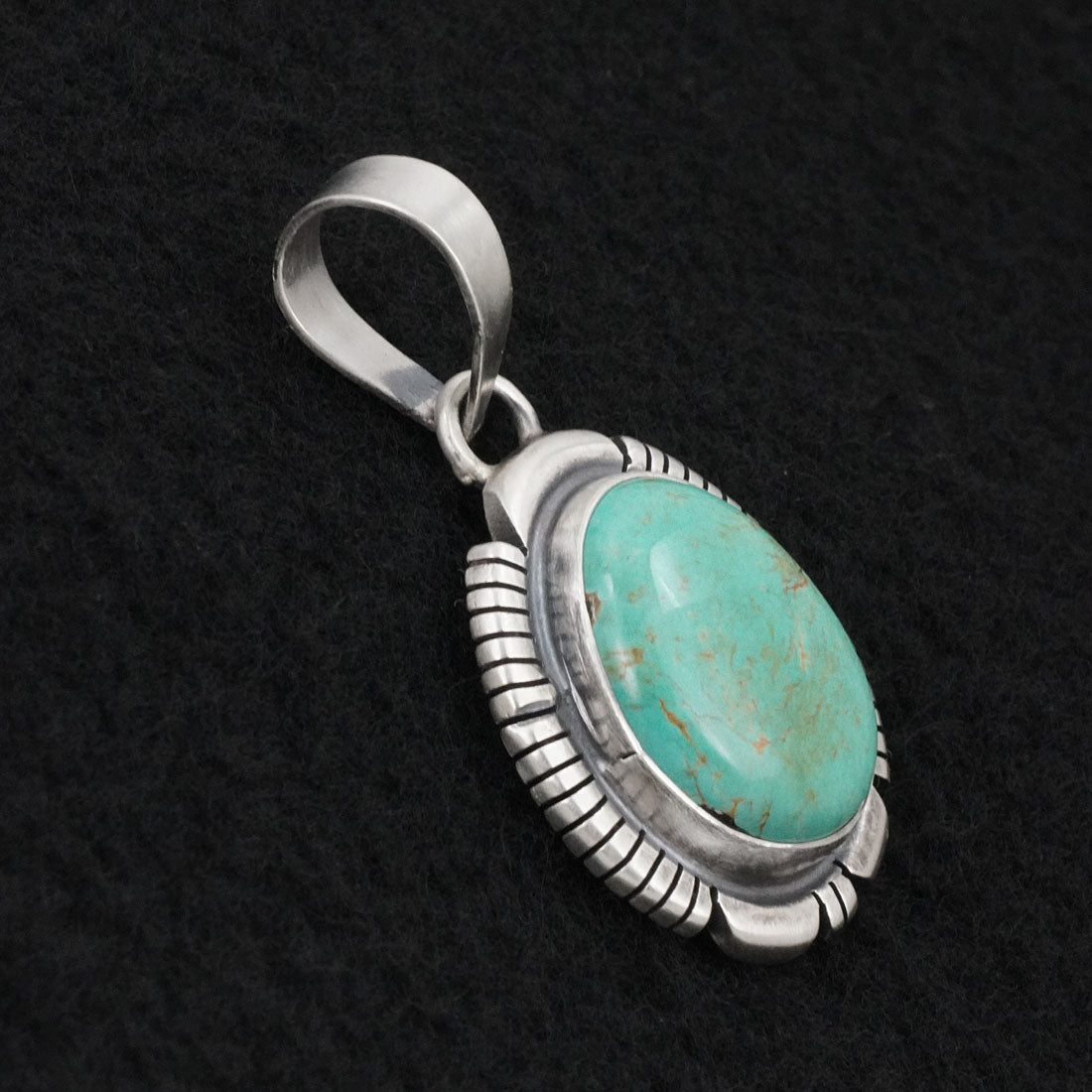Thomas Francisco Turquoise & Sterling Silver Pendant