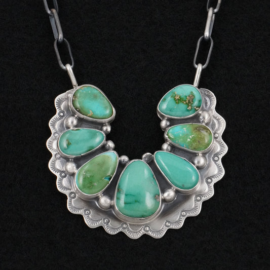 Bobby Johnson Turquoise & Sterling Silver Necklace