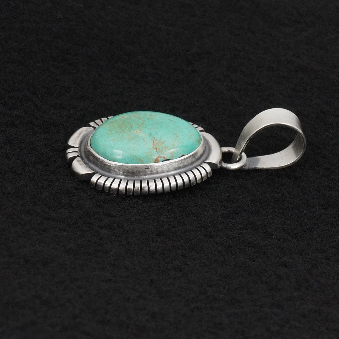 Thomas Francisco Turquoise & Sterling Silver Pendant