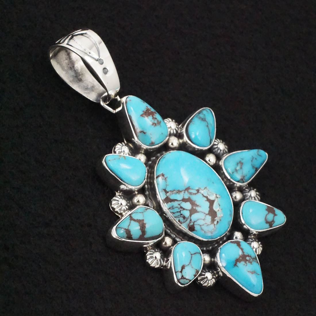 Kathleen Livingston Turquoise & Sterling Silver Pendant