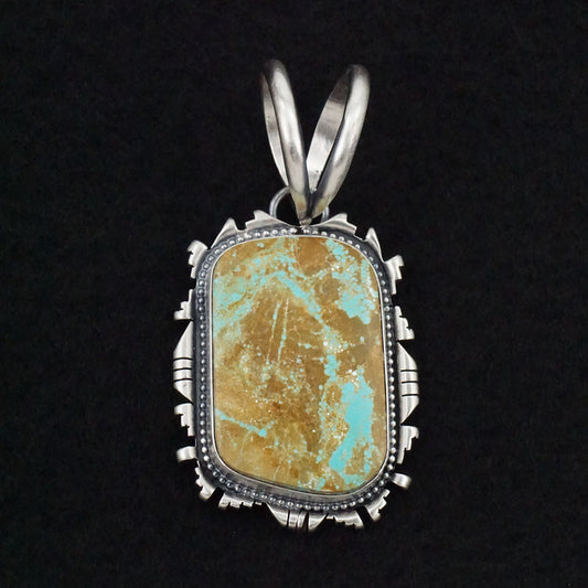 Randy Billy Turquoise & Sterling Silver Pendant