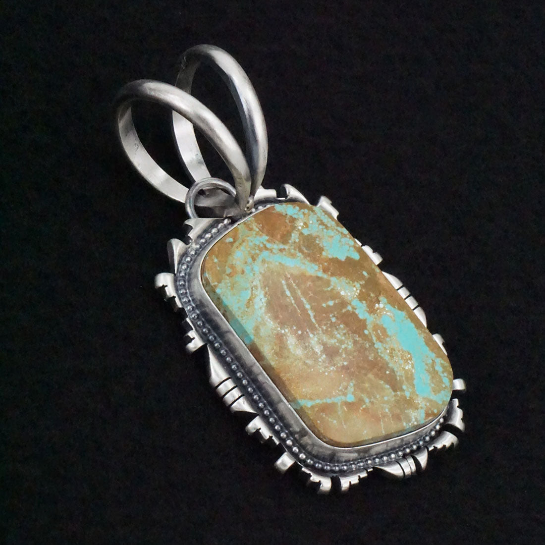 Randy Billy Turquoise & Sterling Silver Pendant