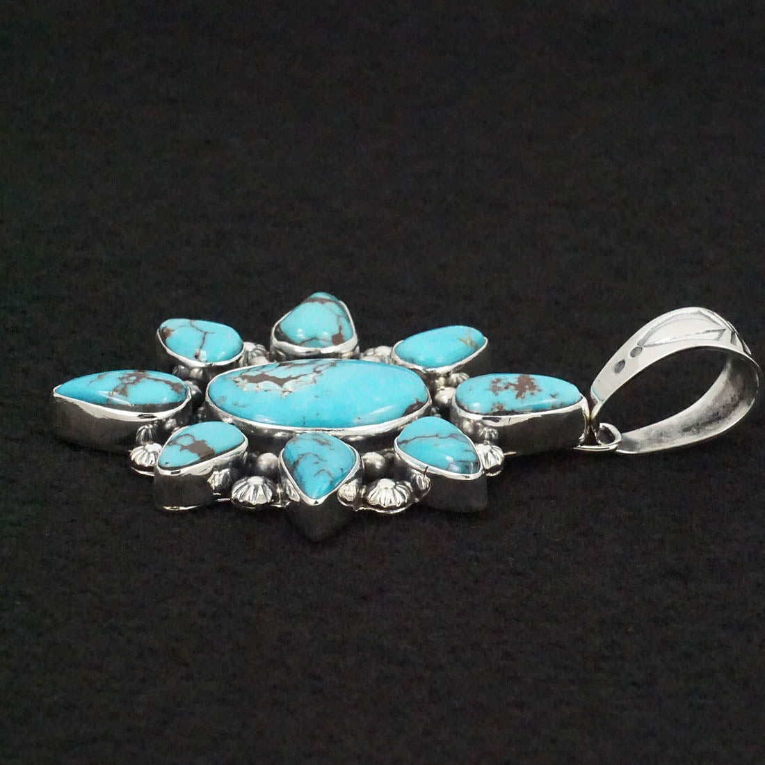 Kathleen Livingston Turquoise & Sterling Silver Pendant