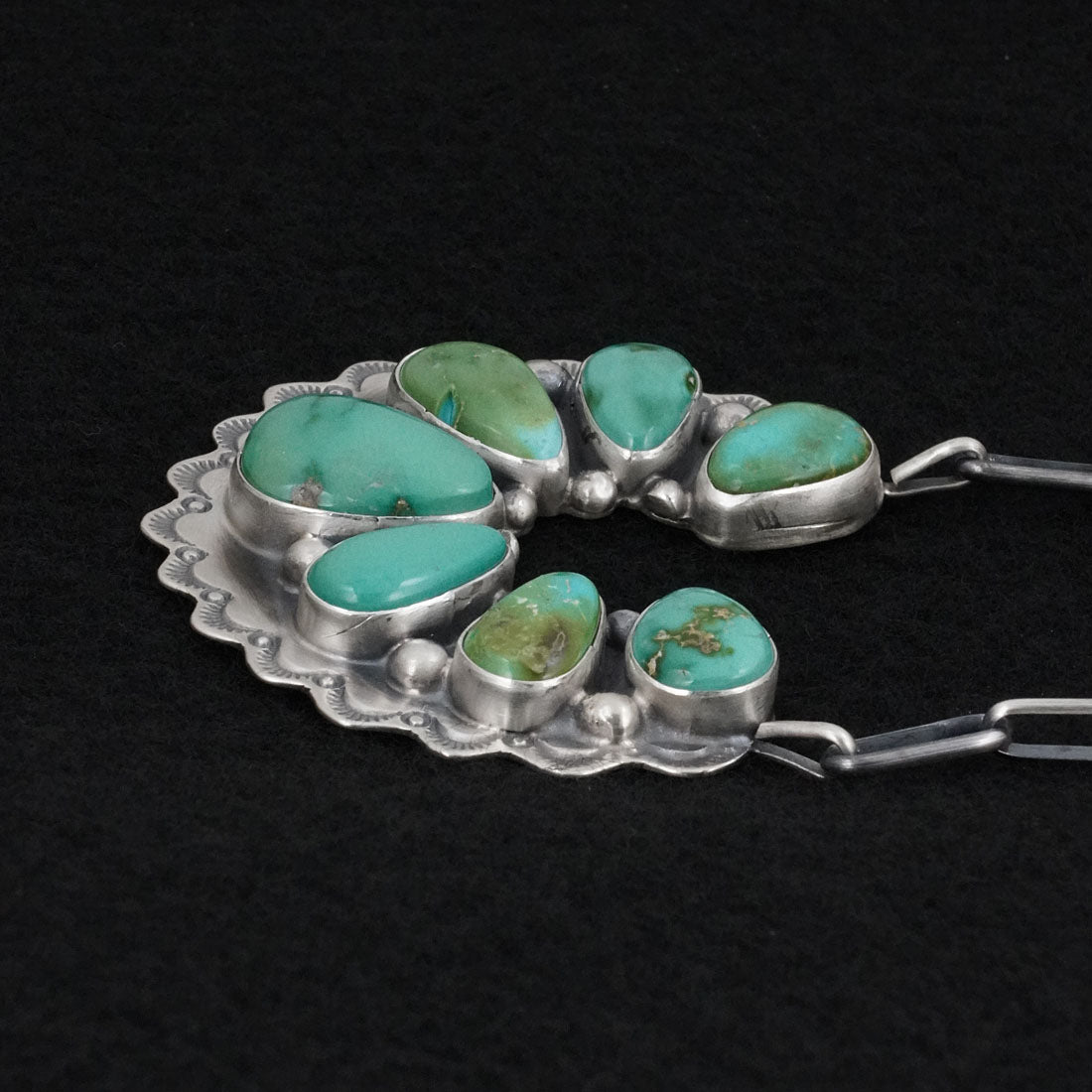 Bobby Johnson Turquoise & Sterling Silver Necklace