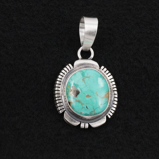 Thomas Francisco Turquoise & Sterling Silver Pendant