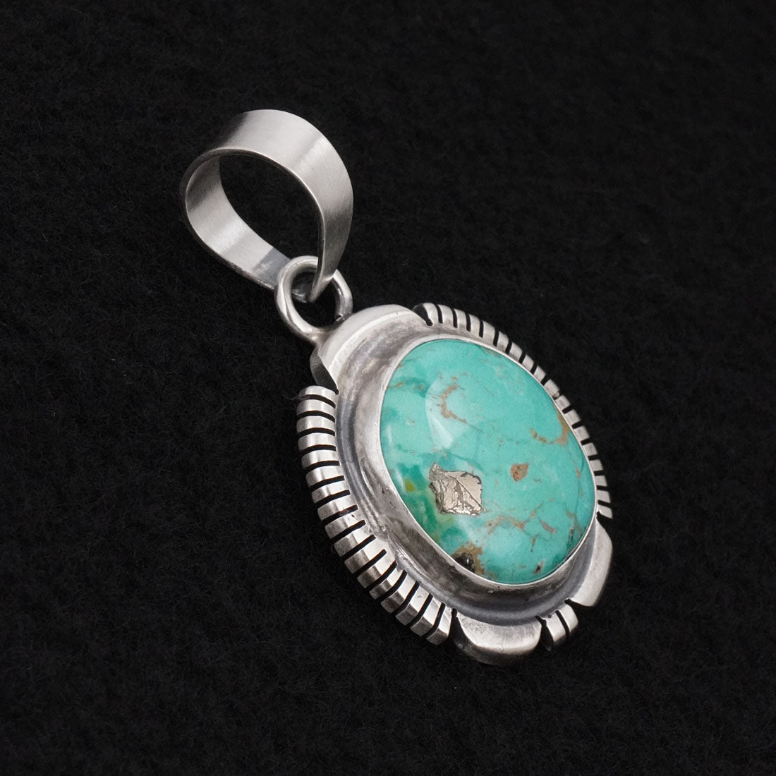 Thomas Francisco Turquoise & Sterling Silver Pendant