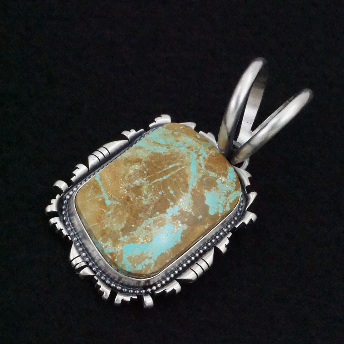 Randy Billy Turquoise & Sterling Silver Pendant