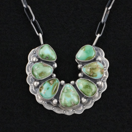 Bobby Johnson Turquoise & Sterling Silver Necklace