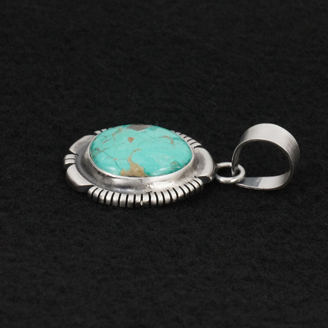 Thomas Francisco Turquoise & Sterling Silver Pendant
