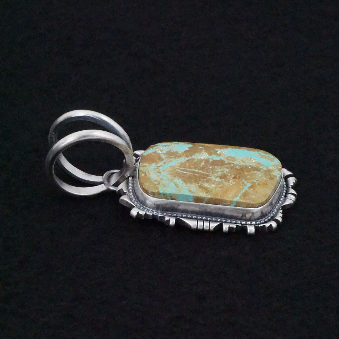 Randy Billy Turquoise & Sterling Silver Pendant