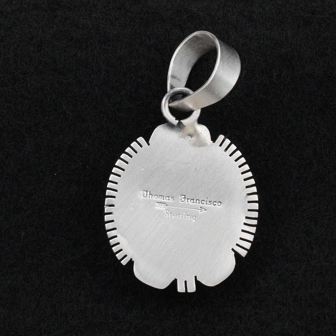 Thomas Francisco Turquoise & Sterling Silver Pendant