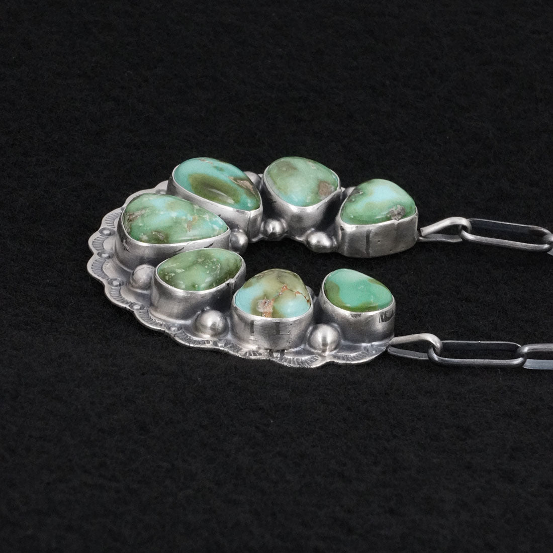 Bobby Johnson Turquoise & Sterling Silver Necklace