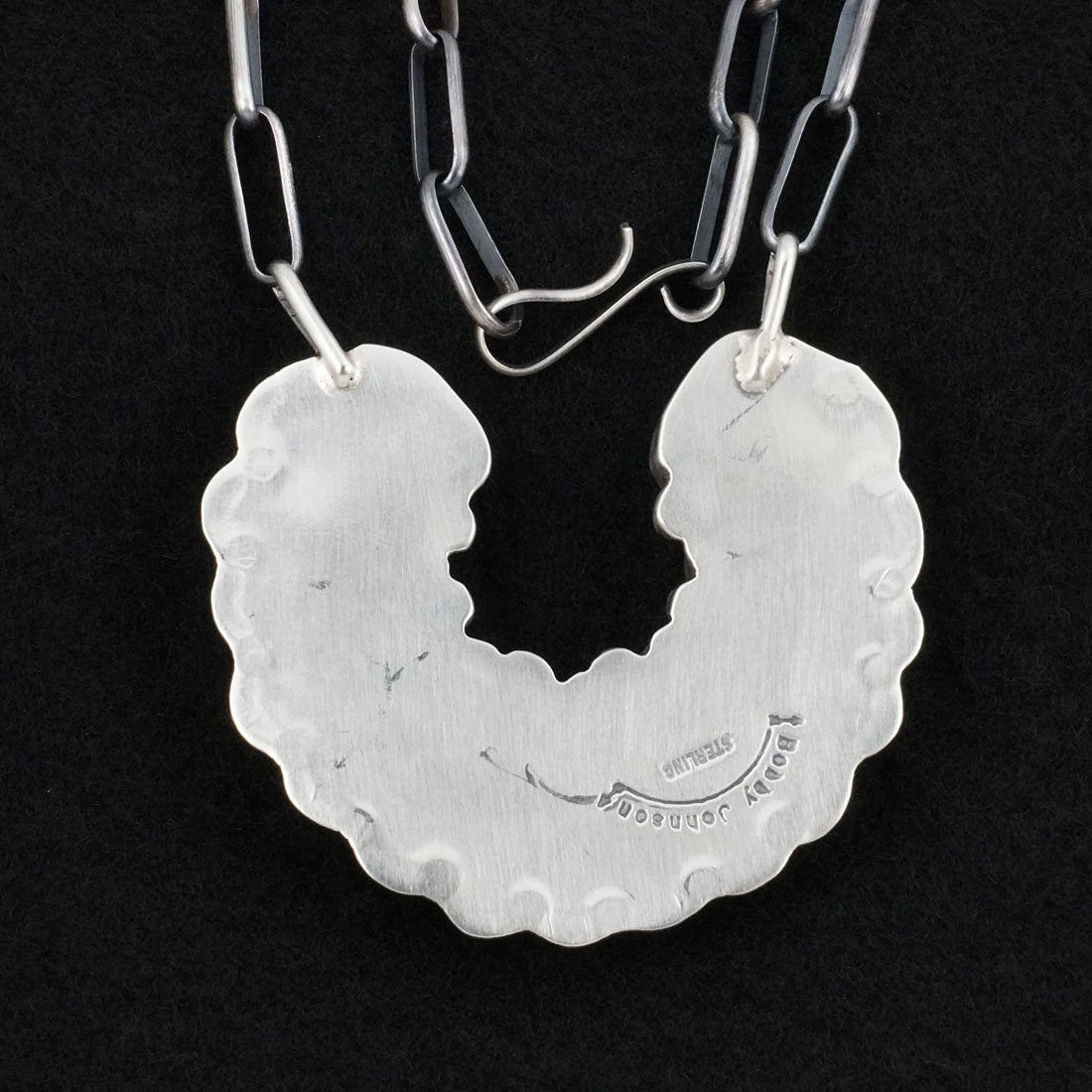 Bobby Johnson Turquoise & Sterling Silver Necklace
