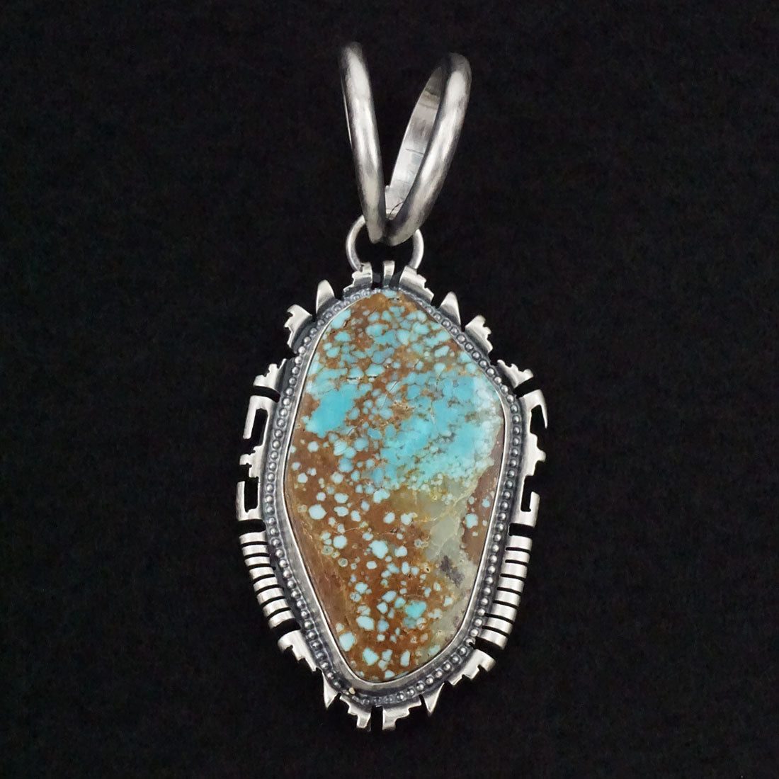 Randy Billy Turquoise & Sterling Silver Pendant