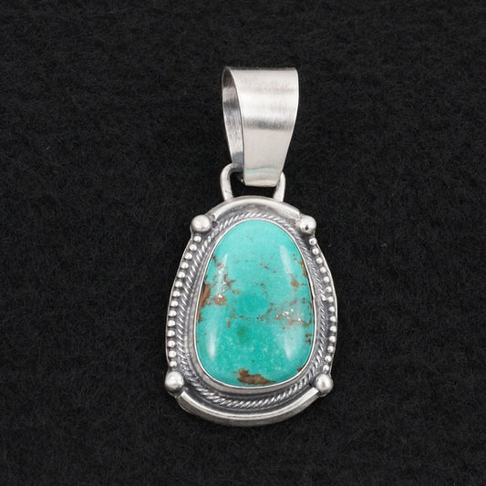 Bobby Johnson Turquoise & Sterling Silver Pendant