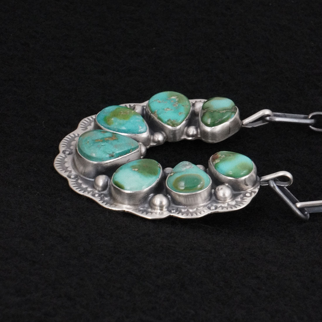 Bobby Johnson Turquoise & Sterling Silver Necklace