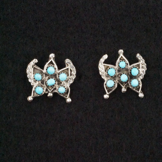 Wayne Johnson Turquoise & Sterling Silver Earrings