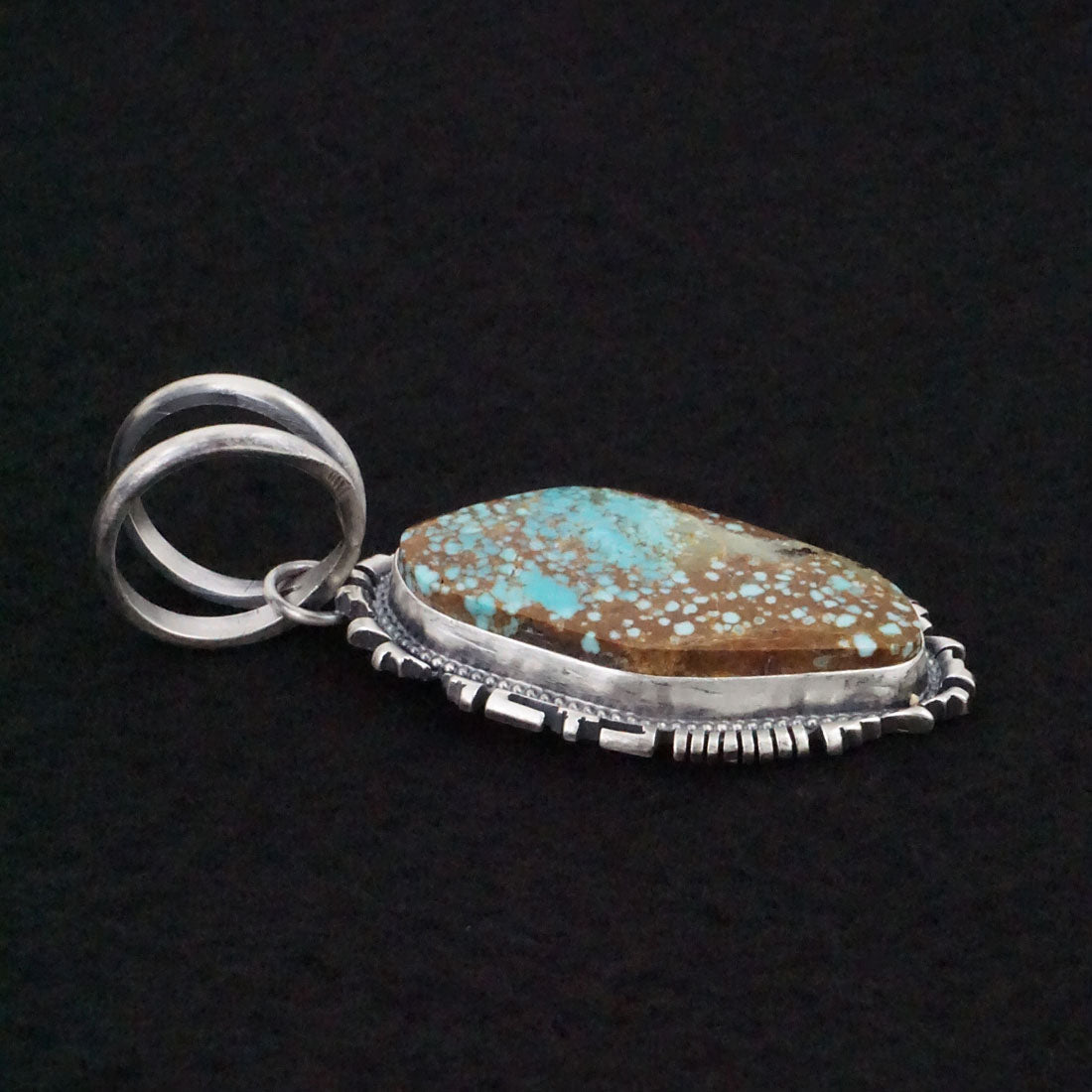 Randy Billy Turquoise & Sterling Silver Pendant