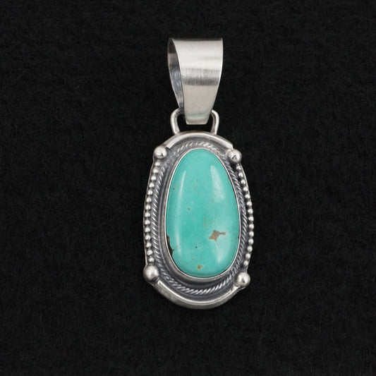 Bobby Johnson Turquoise & Sterling Silver Pendant