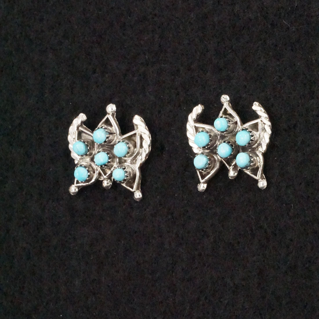 Wayne Johnson Turquoise & Sterling Silver Earrings