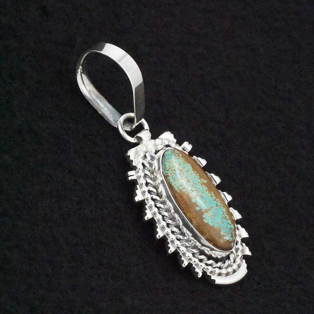 Randy Billy Turquoise & Sterling Silver Pendant