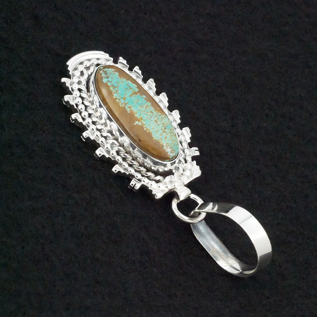 Randy Billy Turquoise & Sterling Silver Pendant