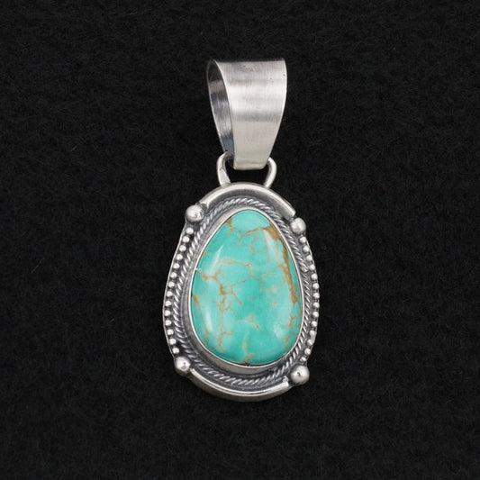 Bobby Johnson Turquoise & Sterling Silver Pendant